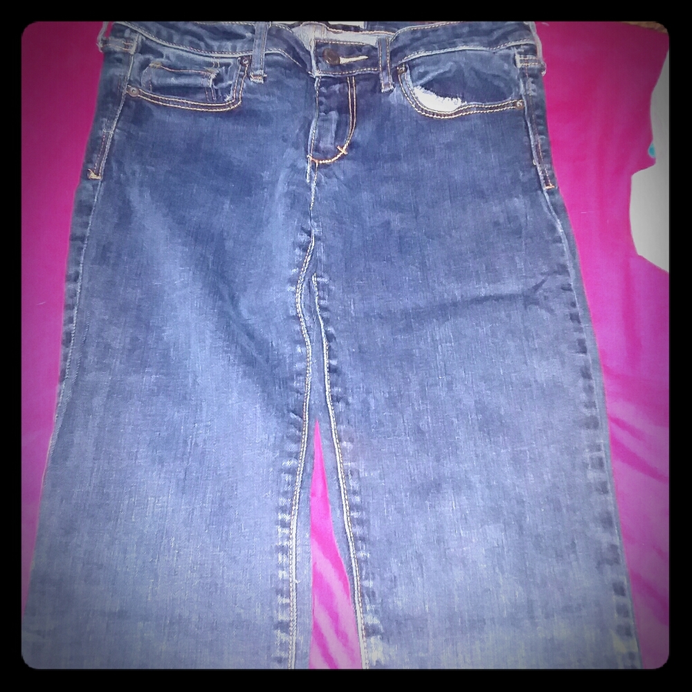 Abercrombie and Fitch blue jeans